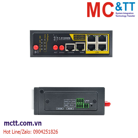 Router công nghiệp M-Bus + 3G/4G + Wifi Four-Faith F-R100WM