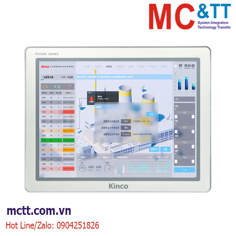 Màn hình cảm ứng HMI 15 inch Kinco F2150E2 (3 COM, 1 USB Host, 2 Ethernet)