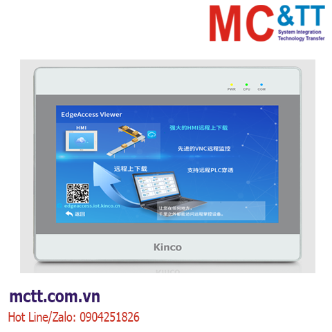 Màn hình cảm ứng HMI 10.1 inch Kinco GT100E2-WiFi (3 COM, 1 USB Host, 2 Ethernet + WiFi)