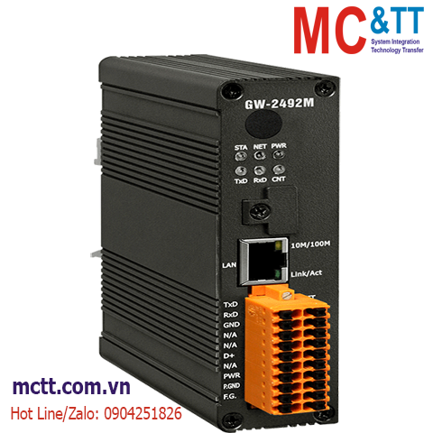 Bộ chuyển đổi BACnet/IP sang Modbus RTU ICP DAS GW-2492M CR