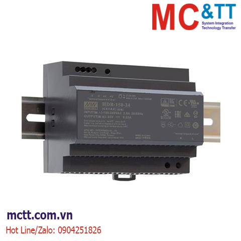 Bộ đổi nguồn Din-Rail 220VAC sang 48VDC 150W Mean Well HDR-150-48
