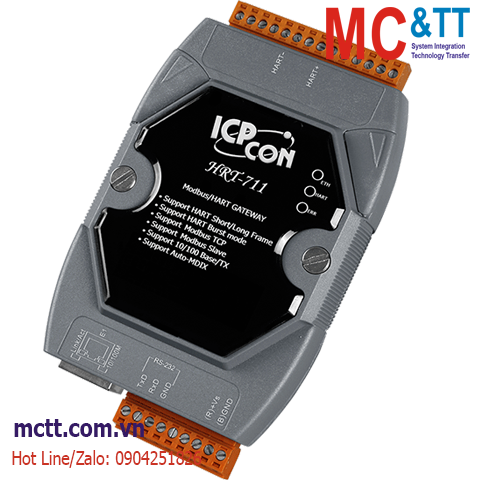 Bộ chuyển đổi Modbus TCP/IP sang HART ICP DAS HRT-711 CR