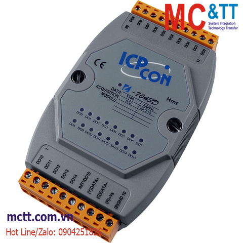 Module RS-485 DCON 16 kênh đầu ra số DO ICP DAS I-7043D-G CR