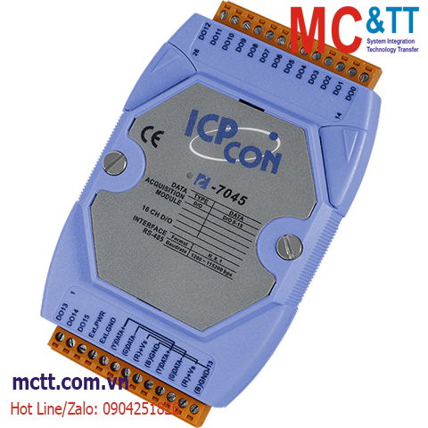 Module RS-485 DCON 16 kênh đầu ra số DO ICP DAS I-7045 CR