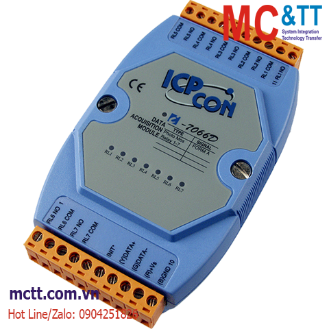 Module RS-485 DCON 7 kênh đầu ra Photo-Mos Relay ICP DAS I-7066D CR