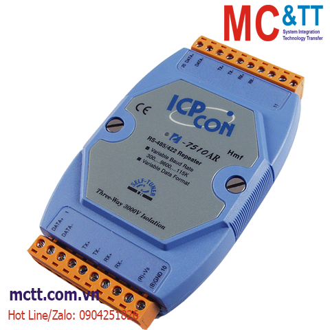 Bộ lặp và cách ly RS-422/485 ICP DAS I-7510AR CR