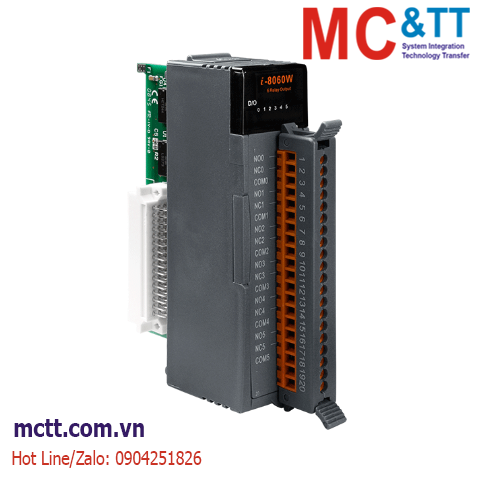 Module 6 kênh đầu ra Relay ICP DAS I-8060W-G CR