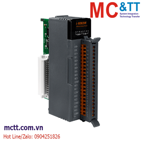Module 4 kênh đầu ra Relay + 4 kênh DI ICP DAS I-8063W-G CR