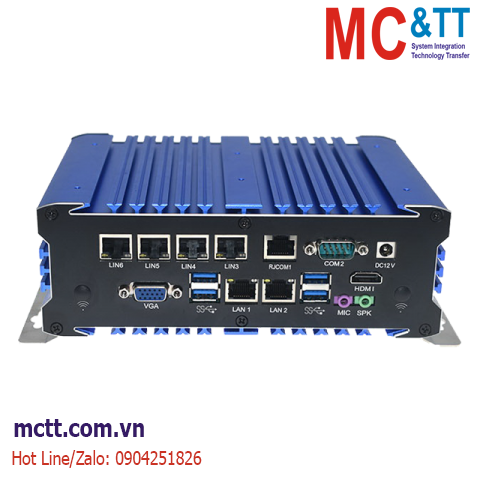 Máy tính nhúng công nghiệp không quạt (6 LAN + 2 COM) TP-IPC IBOX-105-6L2C