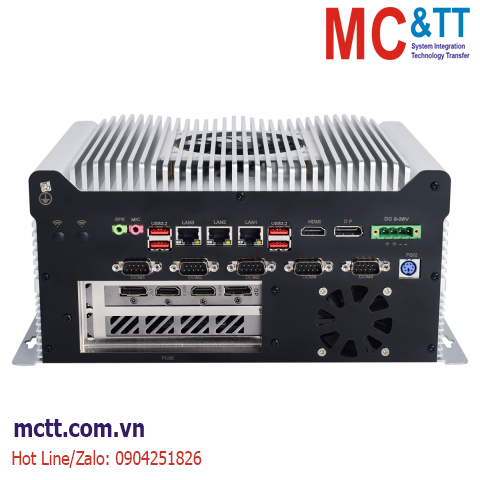 Máy tính nhúng công nghiệp không quạt CPU Gen.12/13/14 Intel® Core™ i9/ i7/ i5/i3 processor ỗ trợ khe cắm PCI/PCIe TP-IPC IBOX-602-GT-2P