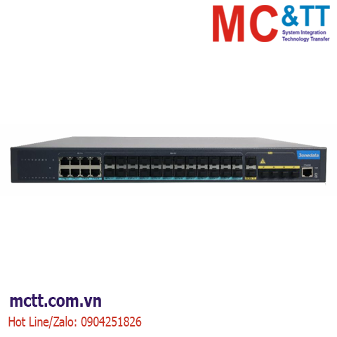 Switch quản lý Layer 3 với 6 cổng 10G SFP+ + 24 cổng Gigabit SFP + 8 cổng Gigabit Ethernet 3Onedata ICS5000-C8GT24GS6XS