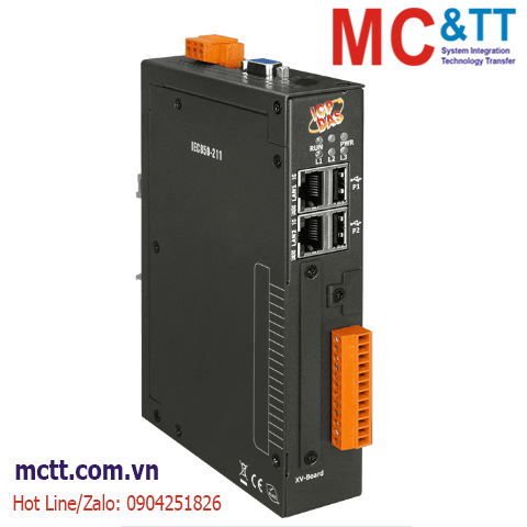 Bộ chuyển đổi IEC-61850 Client sang Modbus TCP Slave Gateway ICP DAS IEC850-211 CR