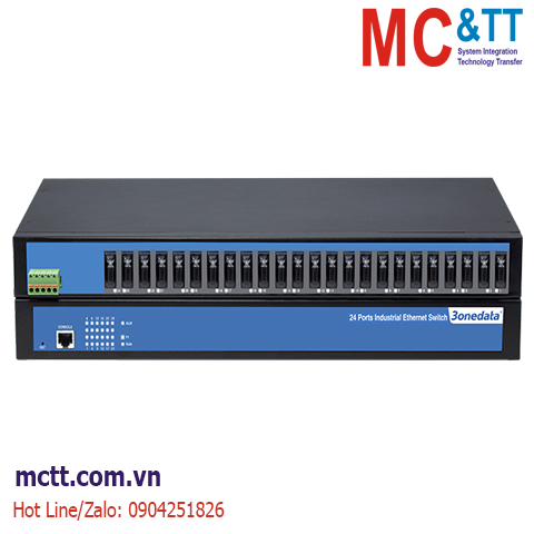Switch công nghiệp 24 cổng quang 3Onedata IES1024-24F