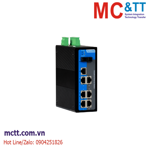Switch công nghiệp 7 cổng Ethernet + 1 cổng quang 3Onedata IES318-7T1F-P220