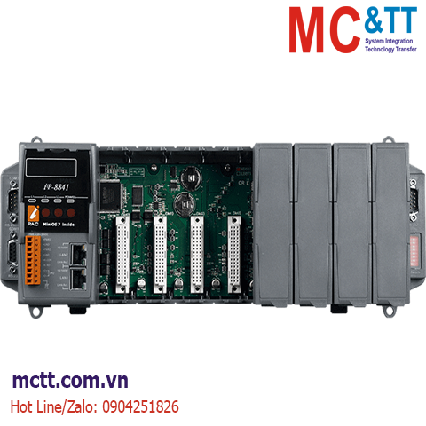 Bộ lập trình nhúng MiniOS7 PAC với CPU 80186-80 + 8 khe cắm module I/O ICP DAS iP-8841 CR