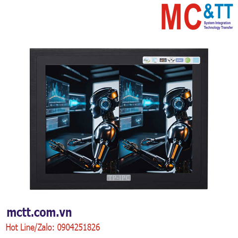 Máy tính công nghiệp màn hình cảm ứng 12 inch (2 Lan + 6 COM) TP-IPC IPPC-104V2-2L6C-11TH-12S