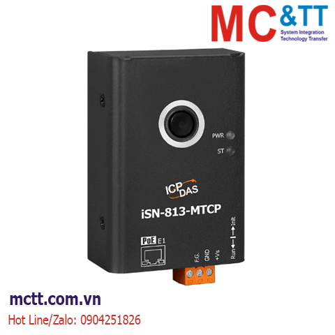 Cảm biến đo nhiệt độ hồng ngoại IR Ethernet Modbus TCP ICP DAS iSN-813-MTCP CR