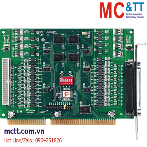 Card ISA 32 kênh DI + 32 kênh DO ICP DAS ISO-P32S32W CR