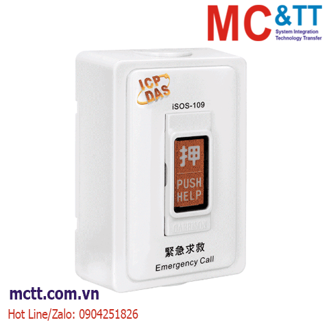 Module nút bấm cảnh báo khẩn cấp không dây ICP DAS iSOS-109 CR