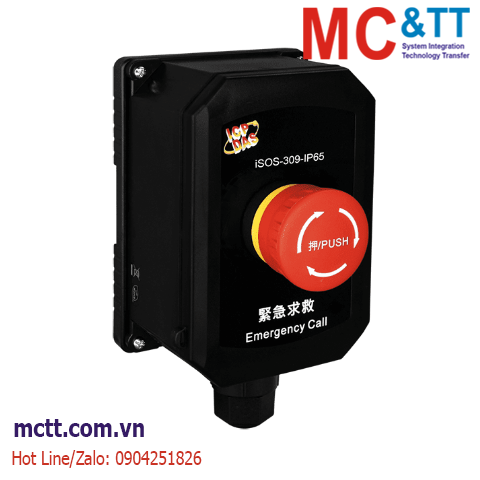 Module nút bấm cảnh báo khẩn cấp không dây ICP DAS iSOS-309-IP65 CR