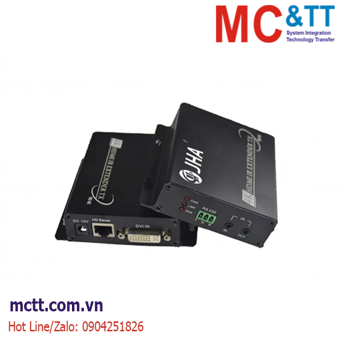 Bộ chuyển đổi 1 kênh DVI sang Ethernet JHA TECH JHA-ED204DRDVI
