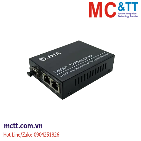 Bộ chuyển đổi quang điện 2 cổng Ethernet + 1 cổng quang SFP JHA Tech JHA-FS12