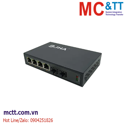 Switch 4 cổng Gigabit Ethernet + 2 cổng Gigabit SFP JHA Tech JHA-GS24