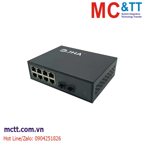 Switch 8 cổng Gigabit Ethernet + 2 cổng Gigabit SFP JHA Tech JHA-GS28