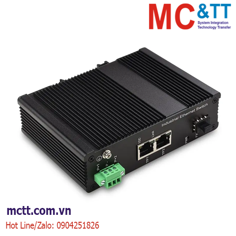 Bộ chuyển đổi quang điện công nghiệp 2 cổng Ethernet sang 1 cổng SFP JHA Tech JHA-IFS12H