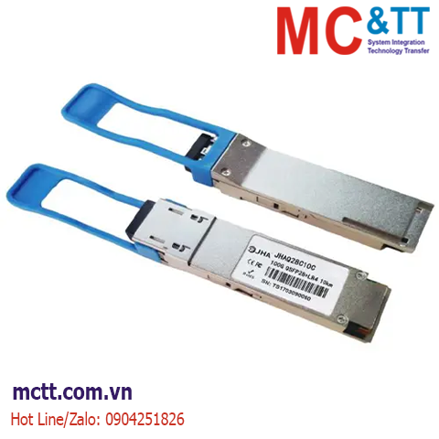 Module quang công nghiệp 100Gb/s QSFP28, Single Mode, Duplex LC, 10KM JHA Tech JHAQ28C10C