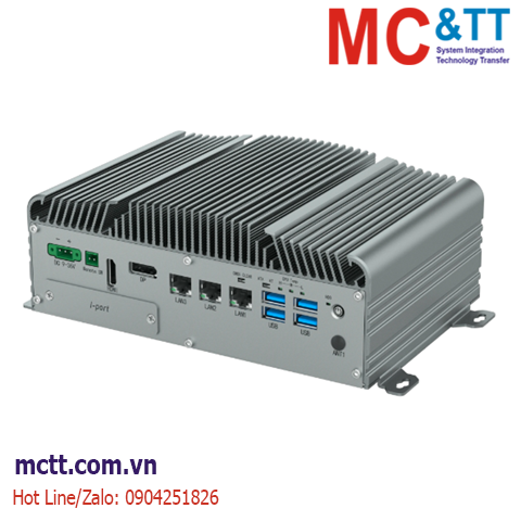 Máy tính công nghiệp không quạt JHC Tech KMDA-3201-S002-8G với I5-6200U, 8GB RAM, SSD 256GB, 3*LAN, 7*USB, 6*COM, 8bitDIO