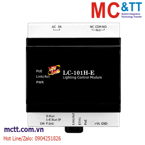 Module điều khiển chiếu sáng 1 kênh Relay + 1 kênh DI AC ICP DAS LC-101H-E CR