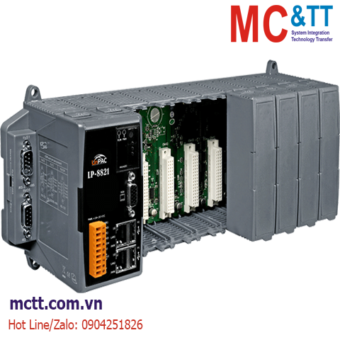 Bộ lập trình nhúng Linux PAC với CPU Cortex-A8 +8 khe cắm module I/O ICP DAS LP-8821 CR