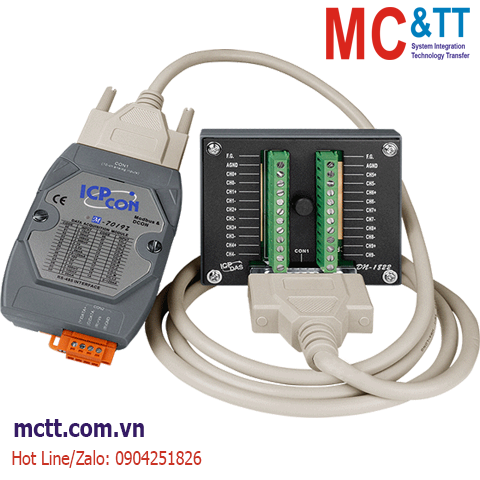Module RS-485 Modbus RTU 10 kênh đầu vào tương tự AI ICP DAS M-7019Z-G/S2 CR