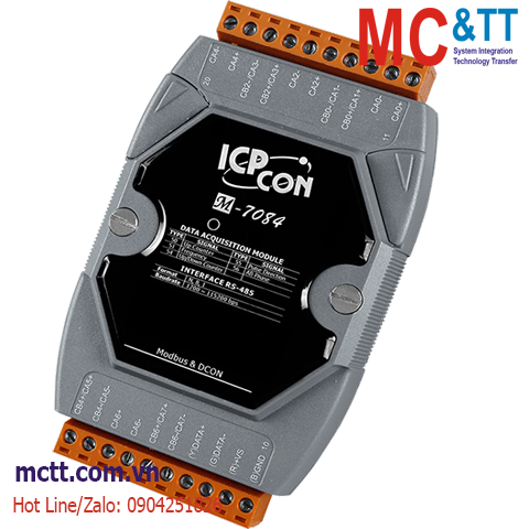 Module RS-485 Modbus RTU 4/8 kênh đầu vào Counter/Frequency/Encoder ICP DAS M-7084-G CR