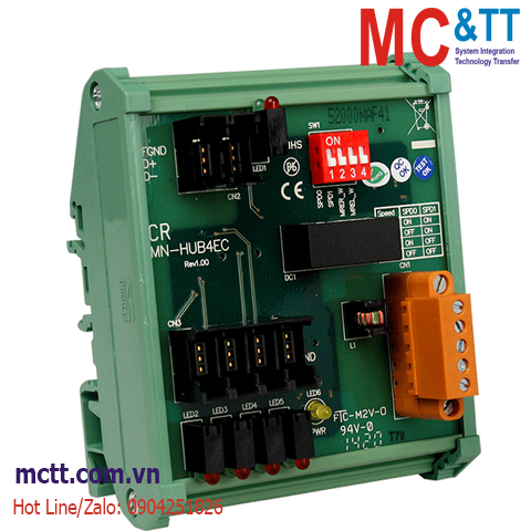Module HUB 4 cổng phân tán Motionnet ICP DAS MN-HUB4EC CR