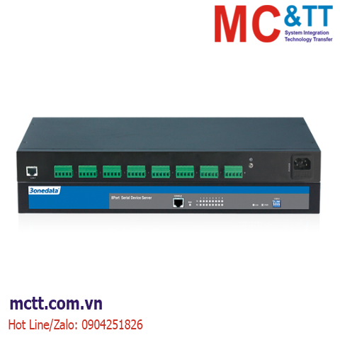 Bộ chuyển đổi 8 cổng RS-485/422 sang Ethernet 3Onedata NP3008T-8DI(RS-485)