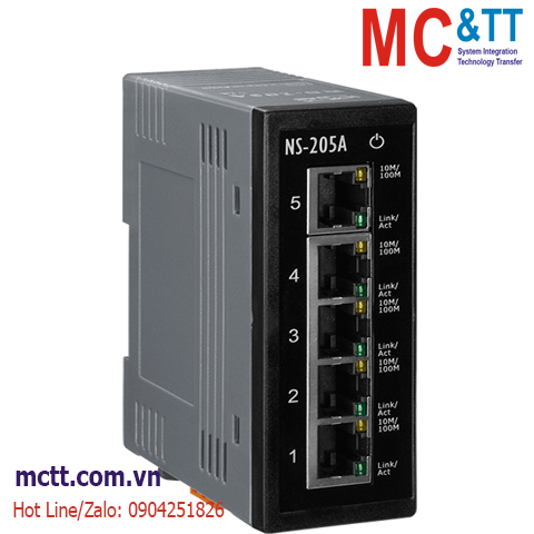Switch công nghiệp 5 cổng Ethernet ICP DAS NS-205A CR