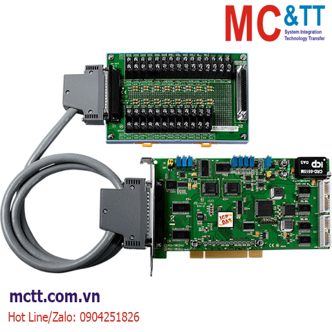 Card PCI 32 kênh AI 12 bits 330kS/s + 2 kênh AO + 16 kênh DI/DO + 3 kênh Timer/Counter/Frequency ICP DAS PCI-1802LU/S CR