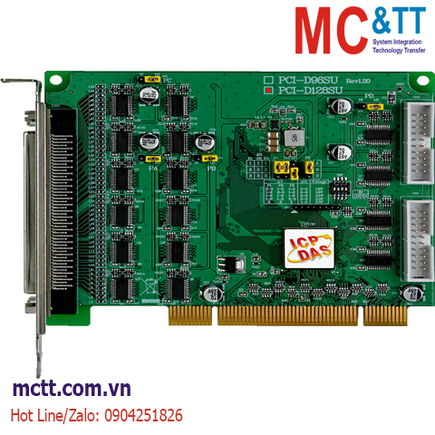 Card PCI 128 kênh vào/ra số DI/DO ICP DAS PCI-D128SU CR