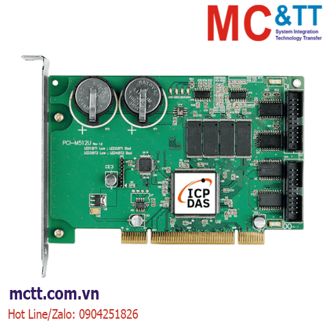 Card PCI 12 kênh DI +16 kênh DO 512 KB SRAM ICP DAS PCI-M512U CR