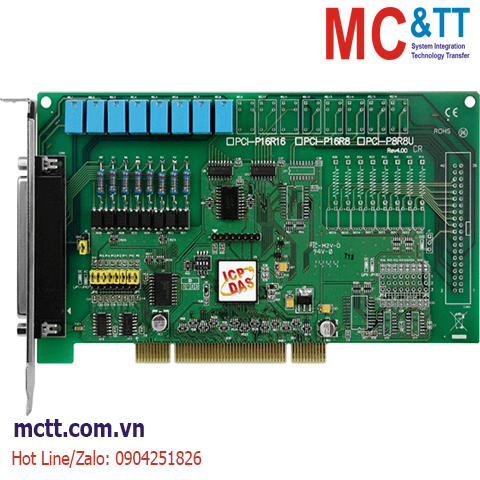 Card PCI 8 kênh DI + 8 kênh Relay ICP DAS PCI-P8R8U CR