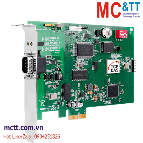 Card PCI Express 1 cổng CANopen Master ICP DAS PEX-CPM100-D CR
