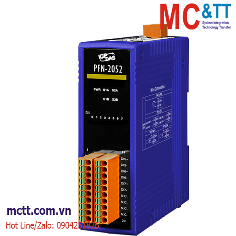 Module Profinet 8 kênh đầu vào số DI ICP DAS PFN-2052 CR