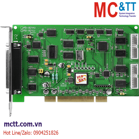 Card PCI 16 kênh AI 12 bits 45 kS/s + 1 kênh AO + 16 kênh DI/DO + 3 kênh Timer/Counter/Frequency ICP DAS PIO-821LU CR