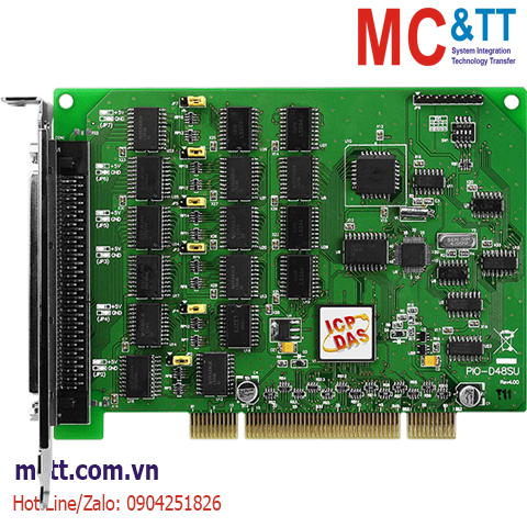 Card PCI 48 kênh vào/ra số DI/DO + 2 kênh Timer/Counter/Frequency ICP DAS PIO-D48SU CR