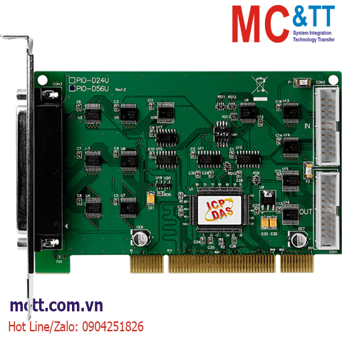 Card PCI 56 kênh vào/ra số DI/DO ICP DAS PIO-D56U CR