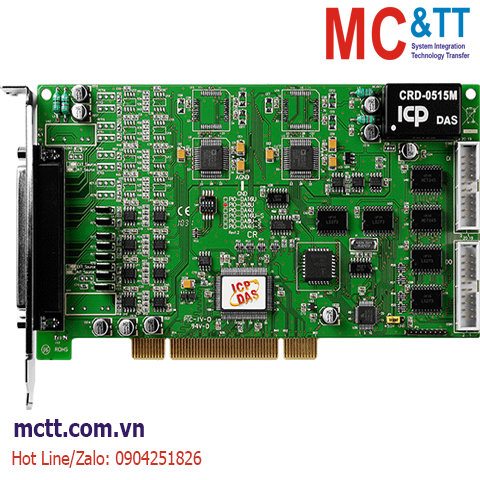 Card PCI 8 kênh AO + 16 kênh DI/DO + 3 kênh Timer/Counter/Frequency ICP DAS PIO-DA8U CR