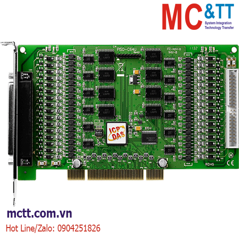 Card PCI 64 kênh đầu ra số DO ICP DAS PISO-C64U CR