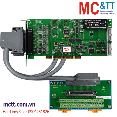 Card PCI 4 kênh AO 14-bit + 16 kênh DI/DO + 3 kênh Timer/Counter/Frequency ICP DAS PISO-DA4U/S CR